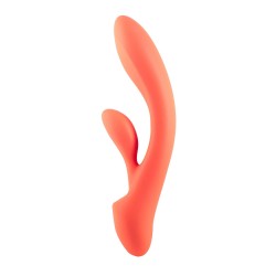 Bali Sunset - Vibromasseur Double Rechargeable 12 modes - Silicone Liquide