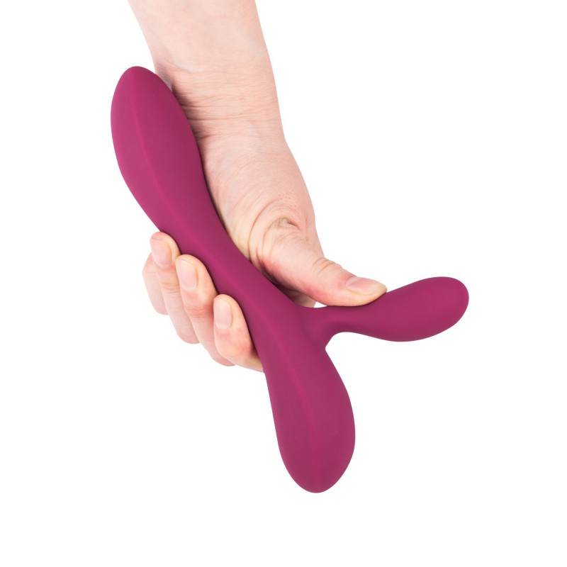 Rio Sunset - Double Rechargeable Vibrator 10 modes - Liquid Silicone