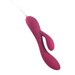 Rio Sunset - Vibratore Doppio Ricaricabile 10 modalità - Silicone Liquido