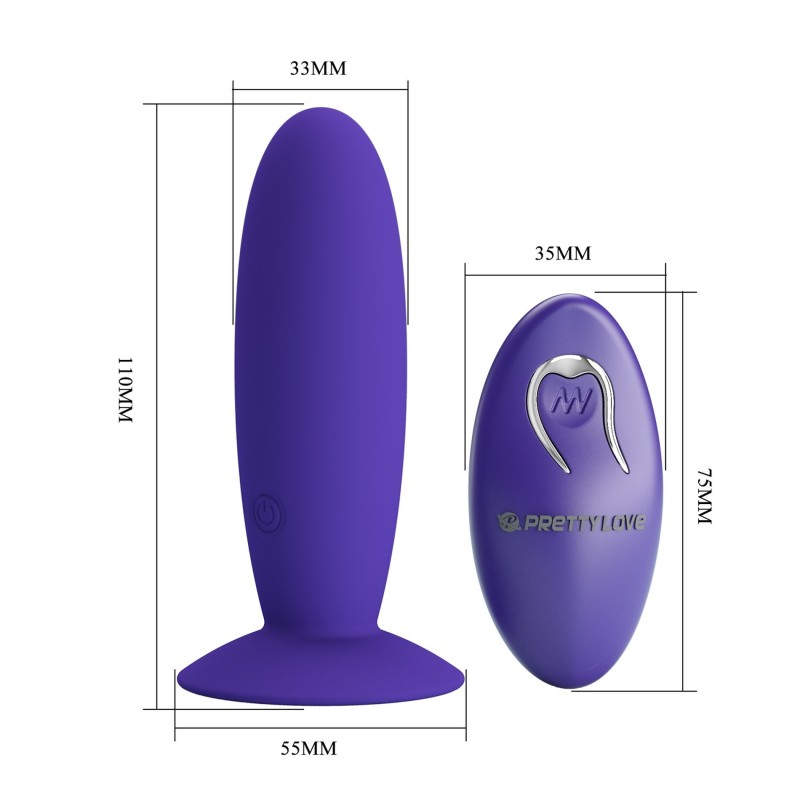 Plug Vibratore Wireless 12 modalità Pretty LoveGiovanile