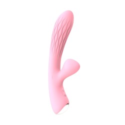 CHELSEA - Vibromasseur Double Flexible - Rose Rechargeable 36 modes