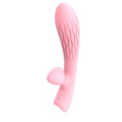 CHELSEA - Vibromasseur Double Flexible - Rose Rechargeable 36 modes
