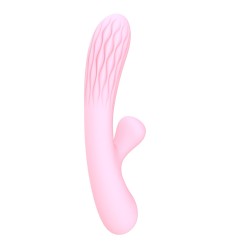 CHELSEA - Vibratore Doppio Flessibile - Ricaricabile Rosa 36 modalità