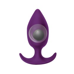 Insatiable Plug Anal en Silicone UltraViolet - Boule Rotative
