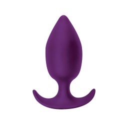 Unersättlicher UltraViolet Silikon Analplug - rotierende Kugel