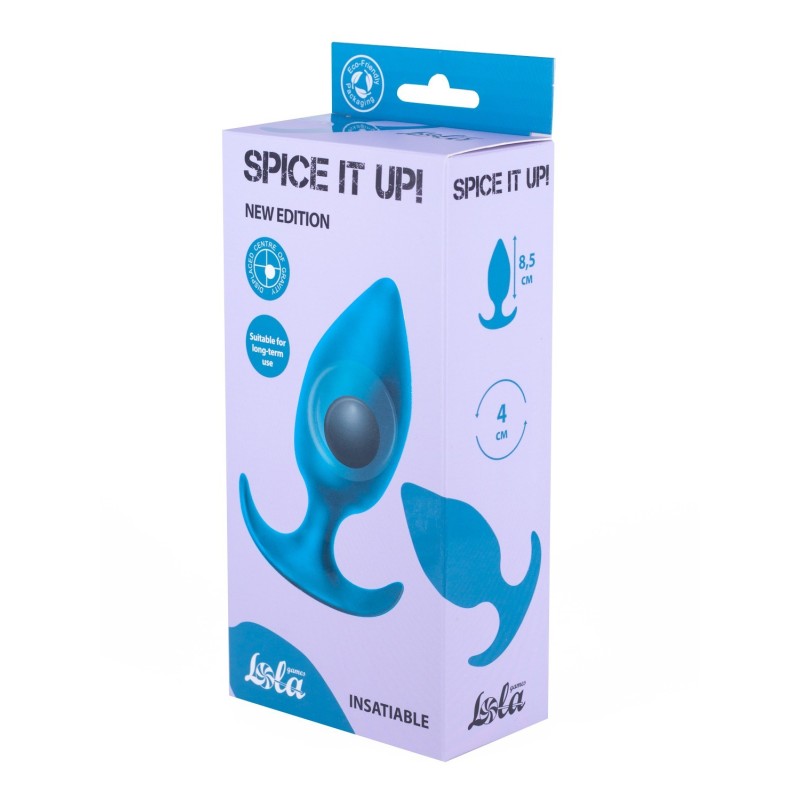 Plug Anal Insatiable Aquamarine Silicone - Ball Rotation