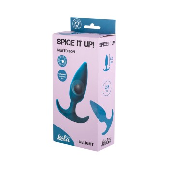 Plug Anal Delight Aguamarina Silicona - Bola rotación 2