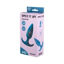Plug Anal Delight Aquamarine Silicone - Rotação de bola