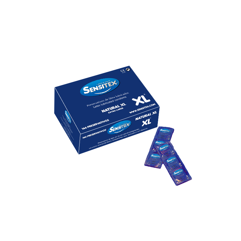 Sensitex Naturkondom XL (57mm) Packung 144 Stück