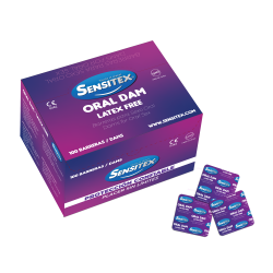 Sensitex Oral Dam - Latexfrei 100 Stück - Orale Barriere