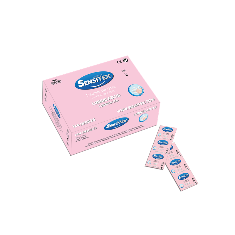 Sensitex Lubricated Finger Cots - Finger Cots (144 pcs)