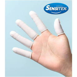 Sensitex Berços de dedo lubrificados - Berços de dedo (144 pcs)