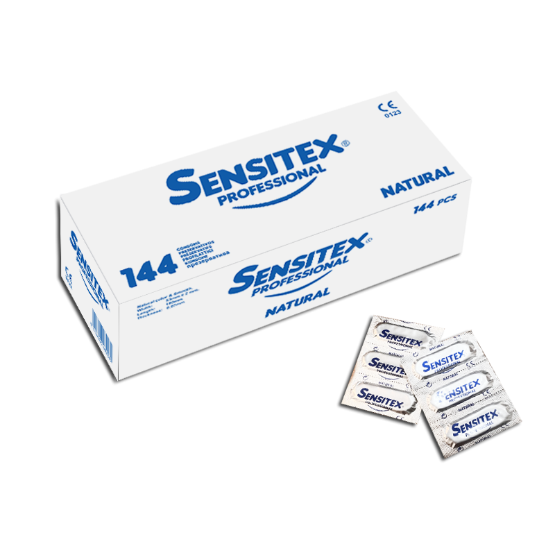 Sensitex Professional Condom 55mm Embalagem Natural 144ud