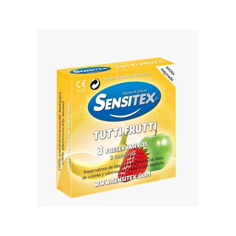 Sensitex Tuttifruti Preservativo 3ud