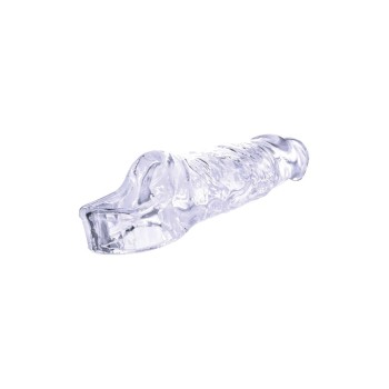 13cm Transparent case with testicle support 2