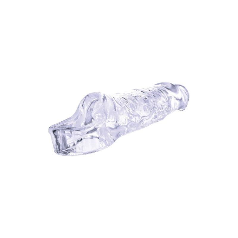 13cm Transparentes Etui mit Hodenstütze