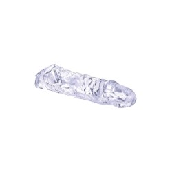 Caixa transparente de 13cm com suporte para testículo