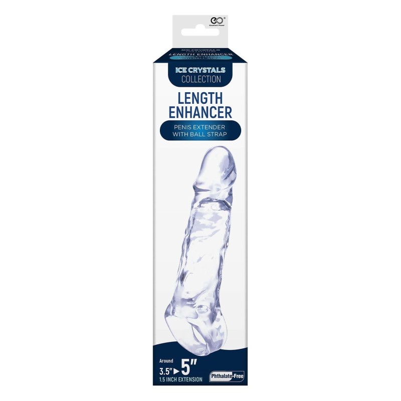 Funda 13cm Transparente con sujeción testiculos