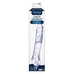 19cm Transparent cover with testicle support