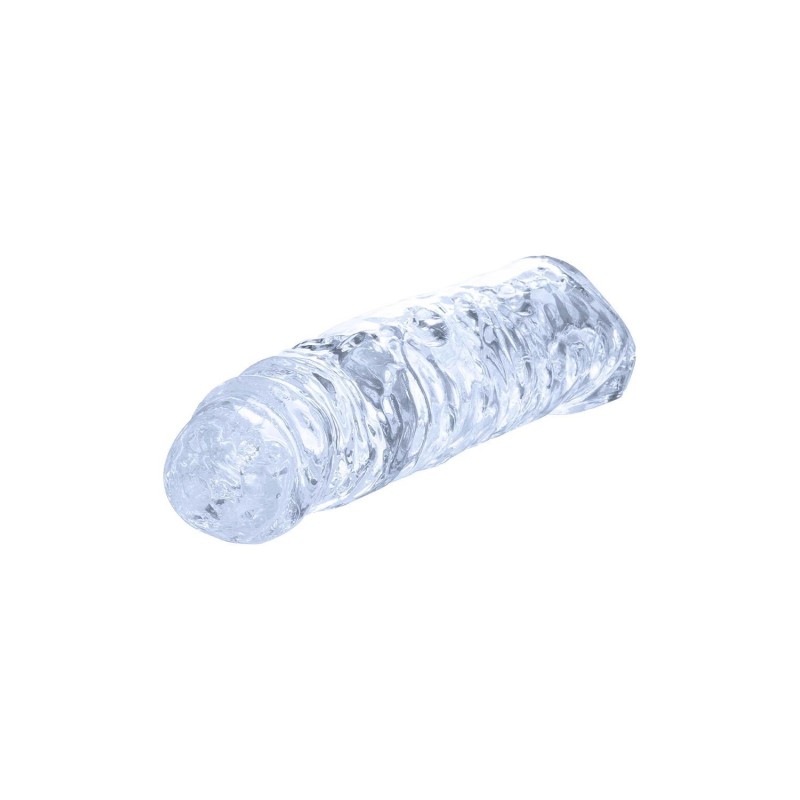 Copertura trasparente da 23 cm con supporto per i testicoli