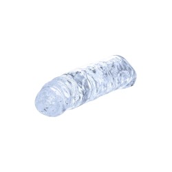 Funda 23cm Transparente con sujeción testiculos