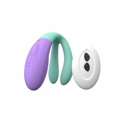 Clipy Purple - Vibratore e tocco 12 modalità Telecomando ricaricabile - PARTY TOYS
