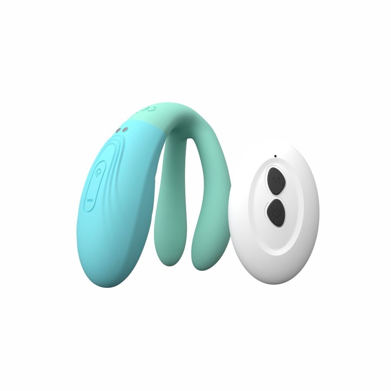 Clipy Blue - Vibrador e toque 12 modos Controle remoto recarregável - PARTY TOYS