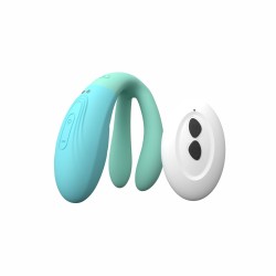 Clipy Azul - Vibrador y tapping 12 modos Control remoto recargable - Party Toys