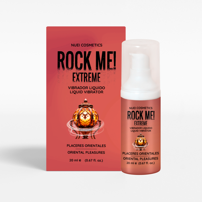 VIBROMASSEUR LIQUIDE EXTRA FORT – ROCK ME ! EXTREME Plaisirs Orientaux 20ml - NUEI