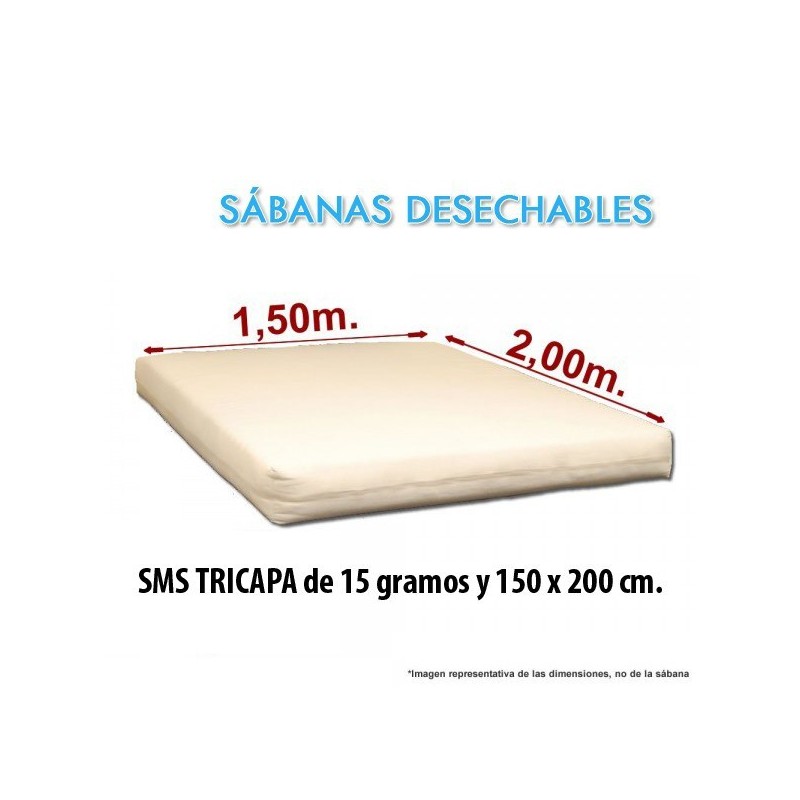 10 Feuilles jetables 15g de 150 x 200cm