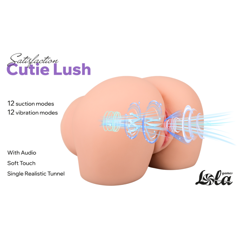 Vagin Lush cutie - Rechargeable, Aspiration et Vibration. 12+12 modes