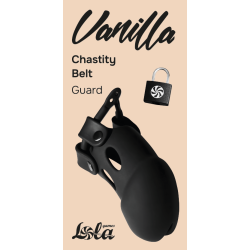 Cinto de Castidade com Fechadura - Silicone Penis Cage- Guarda - Preto - Party Hard