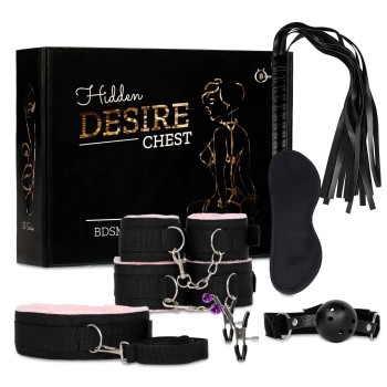 BDSM set Preto - Rosa 8 peças 2