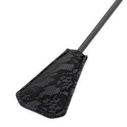 Schwarze Feder Crop und Schaufel von 42cm