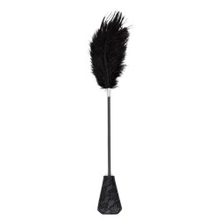 Plume noire Crop et Pelle de 42cm
