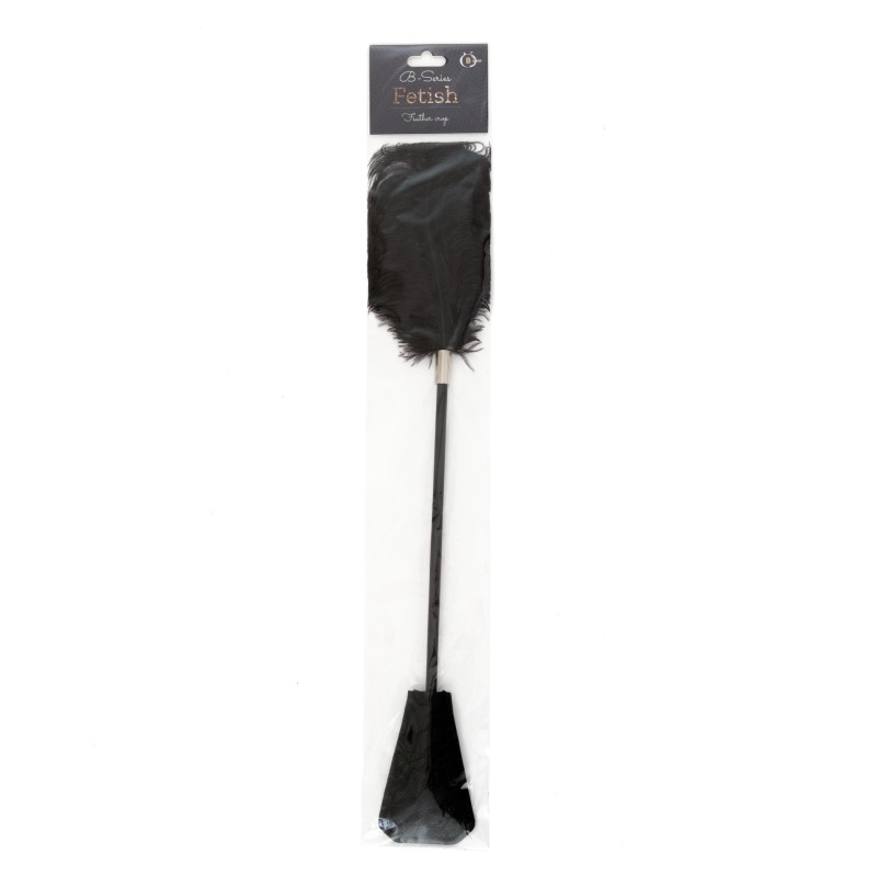 Fusta Pluma y Pala Negra de 42cm