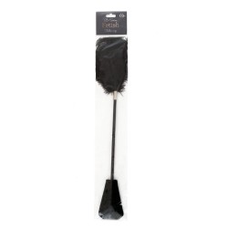 Raccolto di piume nere e pala di 42 cm