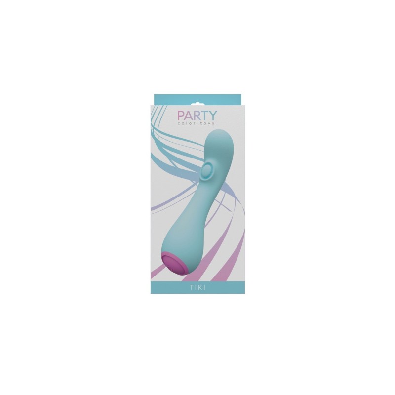 Blue Tiki - 10 modes vibrator with tapping - PARTY TOYS