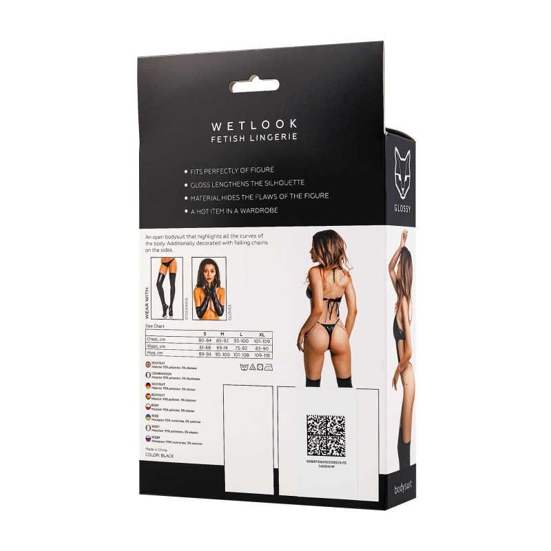 Reina Wetlook body con cadena  Talla S