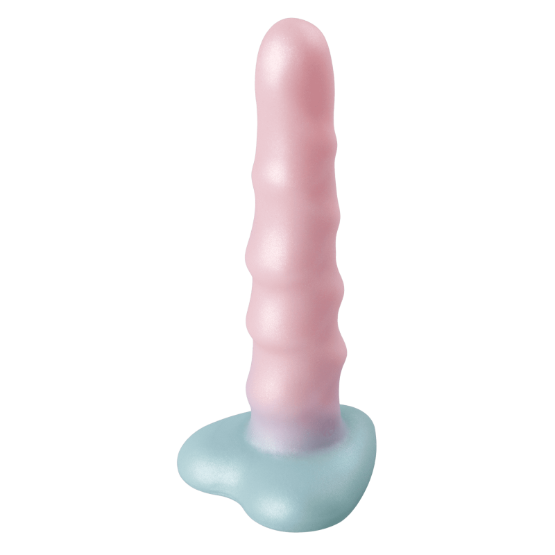 Dildo Flow Unicorn Light Silicona Liquida 17,5 x 3,5cm