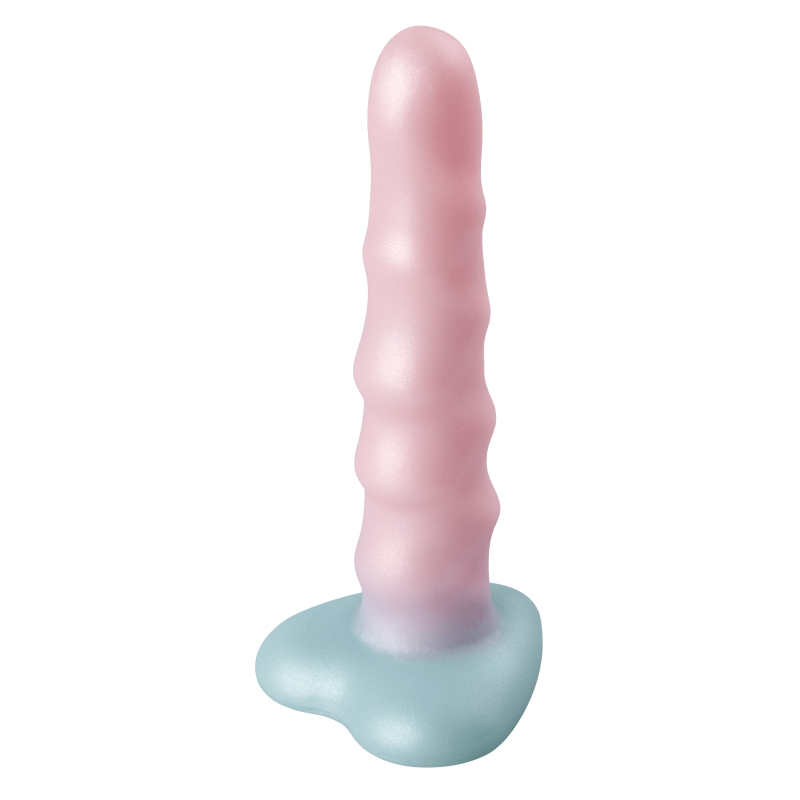 Dildo Flow Unicorn Light Flüssigsilikon 17,5 x 3,5 cm