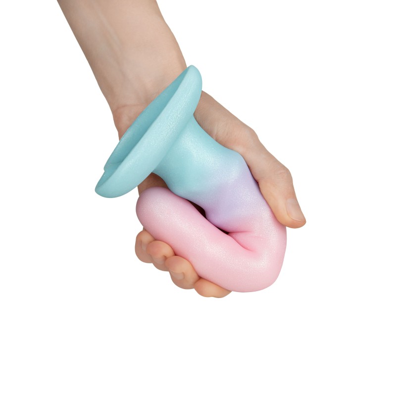 Dildo Flow Unicorn Light Liquid Silicone 17,5 x 3,5 cm