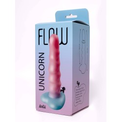 Dildo Flow Unicorn Light Liquid Silicone 17,5 x 3,5 cm