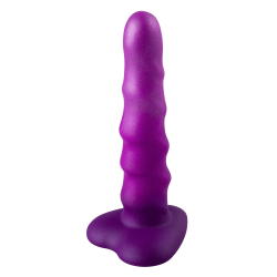 Dildo Flow Unicorn Purple Liquid Silicone 17,5 x 3,5cm