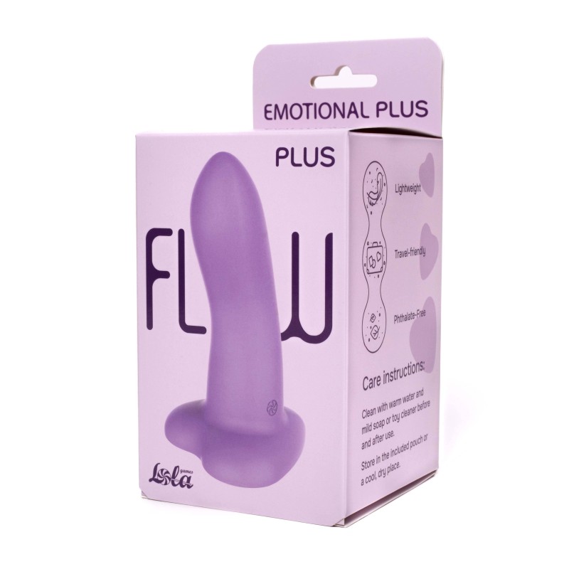 Dildo Flow Emotional Plus Silicone Líquido 13 x 4cm