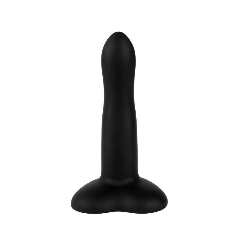 Dildo Flow Emotional Negro Silicona Liquida 13 x 2,9cm