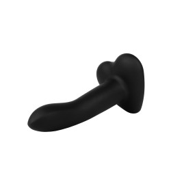Dildo Flow Emotional Negro Silicona Liquida 13 x 2,9cm