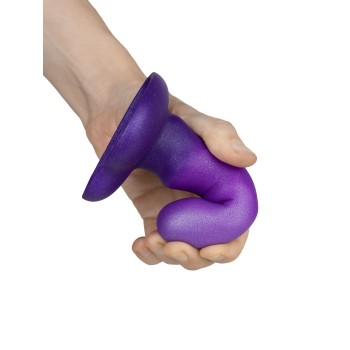 Dildo Mini Flow Unicorn Purple Liquid Silicone 12,5 x 3,5 cm 2