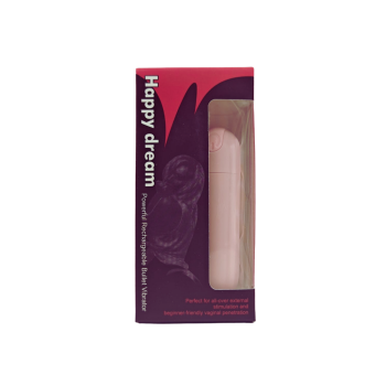 Happy Dream Pink Palo Rechargeable Vibrating Bullet 10 modes Velvety 7.5x2cm 2
