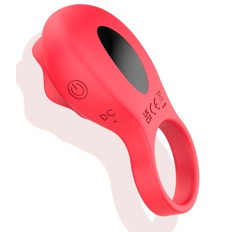 Rechargeable Rose Vibrating Ring with APP